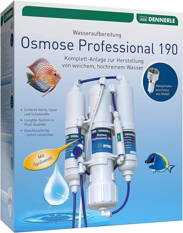 Umkehrosmoseanlage Aquarium mit Kohlefilter